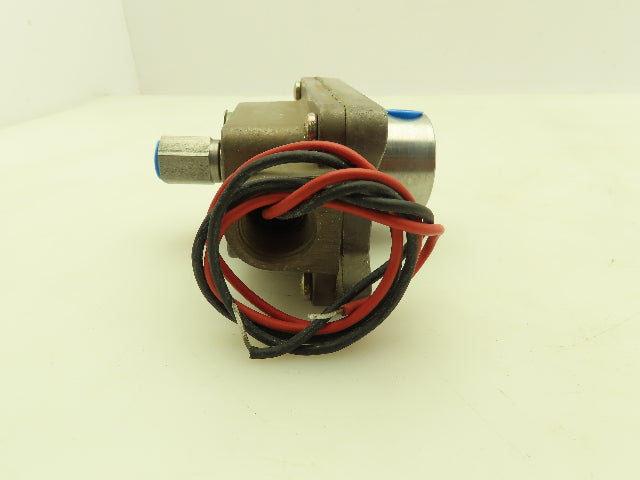 Honeywell Skinner X53P011FCN Solenoid Valve 3-Way NC 12-48VDC 50 PSI 1/4" NPT