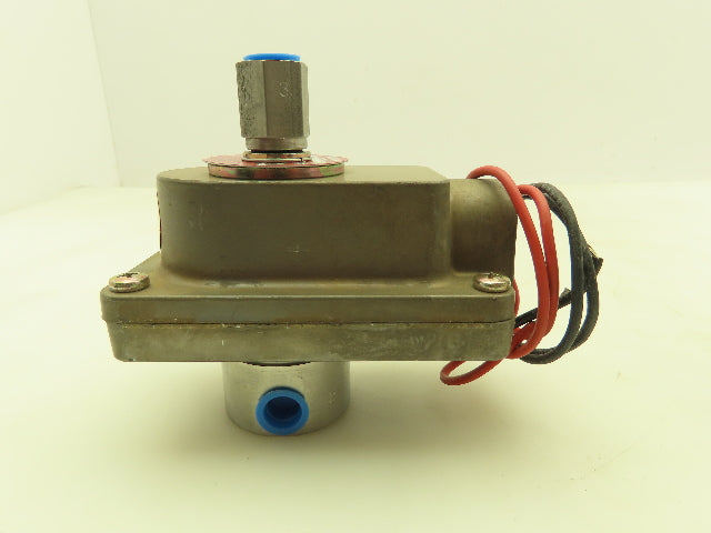 Honeywell Skinner X53P011FCN Solenoid Valve 3-Way NC 12-48VDC 50 PSI 1/4" NPT
