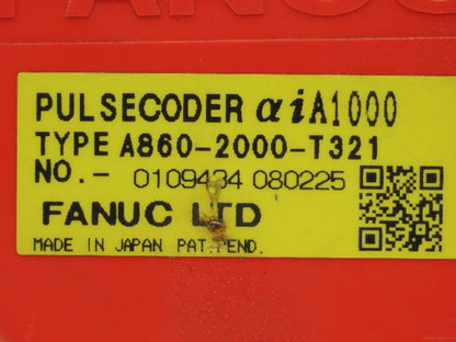 Fanuc A2/5000IS AC Servo Motor AO6B-0212-B200#0100-R  Encoder A860-2000-T321