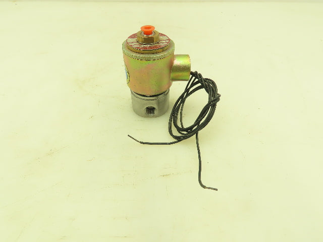 Honeywell Skinner V5H68350 Solenoid Valve 3-Way NC 24VDC 50 PSI 1/4" NPT