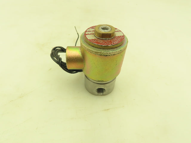 Honeywell Skinner V5H68350 Solenoid Valve 3-Way NC 24VDC 50 PSI 1/4" NPT