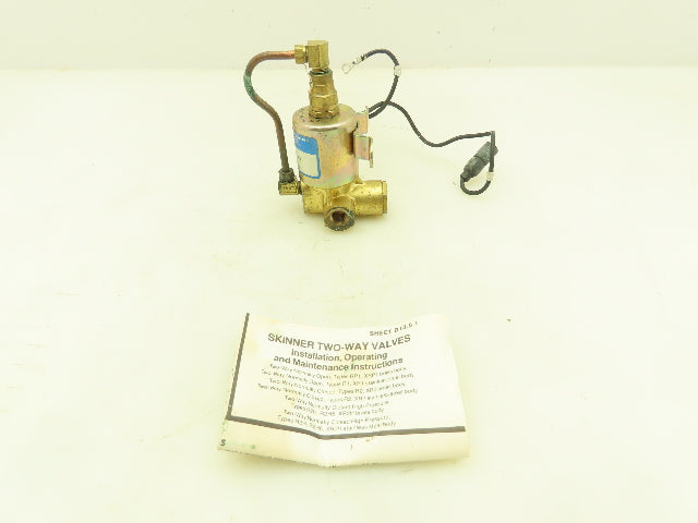 Honeywell Skinner RP1HX37 Pneumatic Air Solenoid Valve 24VDC 5-150 PSI 1/4" NPT