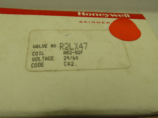 Honeywell Skinner R2LX47 Solenoid Valve 2-Way NC 24VAC 60Hz 5-200 PSI 1/4" NPT