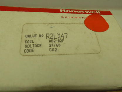 Honeywell Skinner R2LX47 Solenoid Valve 2-Way NC 24VAC 60Hz 5-200 PSI 1/4" NPT