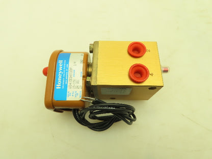 Honeywell Skinner U341B3403DP Solenoid Valve 4-Way NO 24VDC 15-150 PSI 1/4" NPT