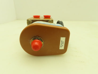 Honeywell Skinner U341B3403DP Solenoid Valve 4-Way NO 24VDC 15-150 PSI 1/4" NPT