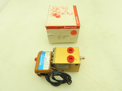 Honeywell Skinner U341B3403DP Solenoid Valve 4-Way NO 24VDC 15-150 PSI 1/4" NPT