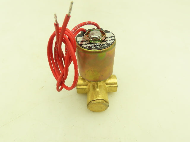 Honeywell Skinner R2HLX57 Solenoid Valve 2-Way NC 120V 5-600 PSI 1/4" NPT