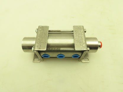 Honeywell Skinner H9101 Pneumatic Spool Valve 5/2 200 PSI 1/4" NPT Stainless