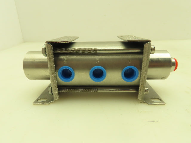 Honeywell Skinner H9101 Pneumatic Spool Valve 5/2 200 PSI 1/4" NPT Stainless