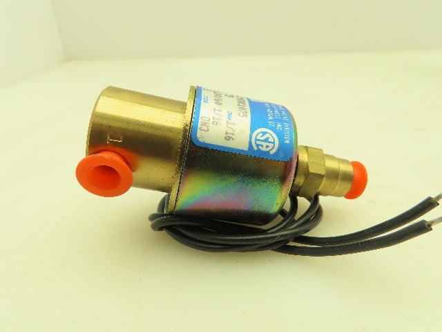 Honeywell Skinner C4DK1075 Solenoid Valve 3-Way NC 120V 75 PSI 1/8" NPT