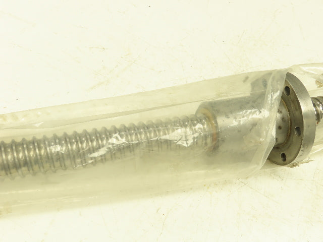 Flanged Nut Steel Linear Ball Screw 2" Dia x 1/2" Lead 48" Travel