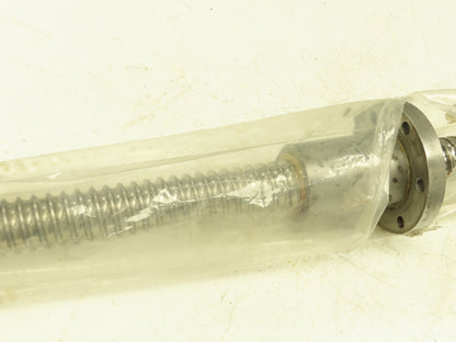 Flanged Nut Steel Linear Ball Screw 2" Dia x 1/2" Lead 48" Travel