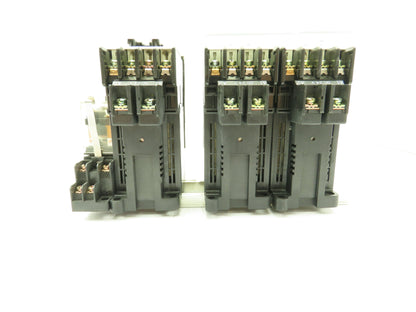 Fuji Electric SC-03/G DIN Rail Contactor 3P 1NO 11A 600V 3PH 24VDC Coil Lot of 3