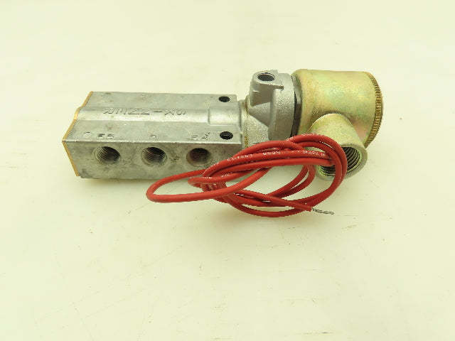 Honeywell Skinner XH935LX50 Solenoid Valve 5 Port/2 Pos 120V 30-150 PSI 1/4" NPT