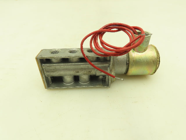 Honeywell Skinner XH935LX50 Solenoid Valve 5 Port/2 Pos 120V 30-150 PSI 1/4" NPT
