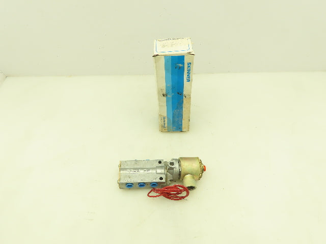 Honeywell Skinner XH935LX50 Solenoid Valve 5 Port/2 Pos 120V 30-150 PSI 1/4" NPT