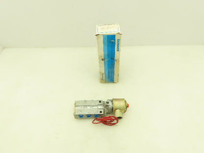 Honeywell Skinner XH935LX50 Solenoid Valve 5 Port/2 Pos 120V 30-150 PSI 1/4" NPT