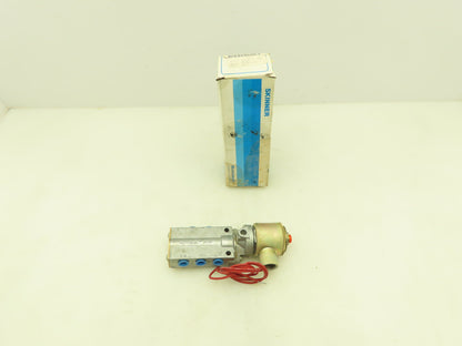 Honeywell Skinner XH935LX50 Solenoid Valve 5 Port/2 Pos 120V 30-150 PSI 1/4" NPT