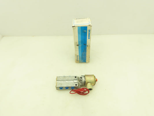 Honeywell Skinner XH935LX50 Solenoid Valve 5 Port/2 Pos 120V 30-150 PSI 1/4" NPT
