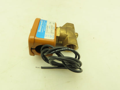 Honeywell Skinner U121K45AP Brass Solenoid Valve 2-Way NC 120V 7 PSI 1/2" NPT