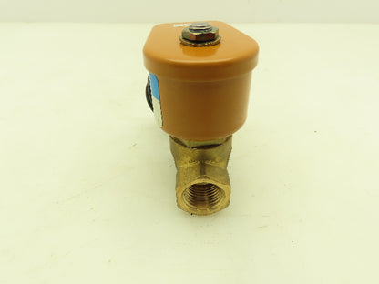 Honeywell Skinner U121K45AP Brass Solenoid Valve 2-Way NC 120V 7 PSI 1/2" NPT