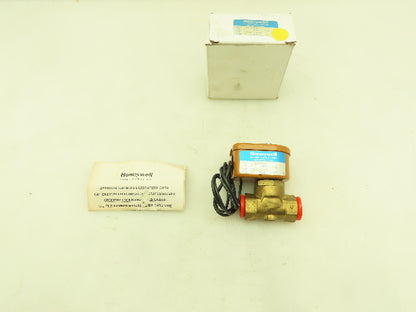 Honeywell Skinner U121K45AP Brass Solenoid Valve 2-Way NC 120V 7 PSI 1/2" NPT