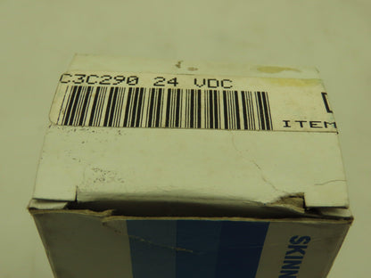 Honeywell Skinner C3C290 Brass Solenoid Valve 1/8"NPT 3 Way NC 24VDC Coil 175PSI