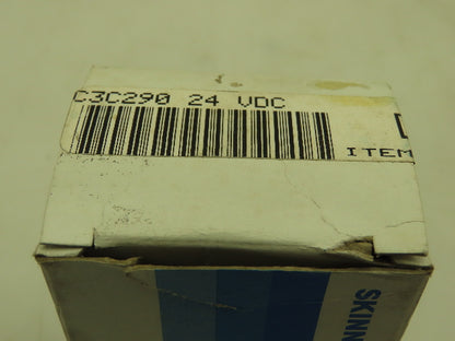 Honeywell Skinner C3C290 Brass Solenoid Valve 1/8"NPT 3 Way NC 24VDC Coil 175PSI