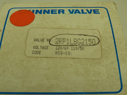 Honeywell Skinner 2RP1LBG2150 Solenoid Valve 2-Way NO 120V 5-150 PSI 1/4" NPT