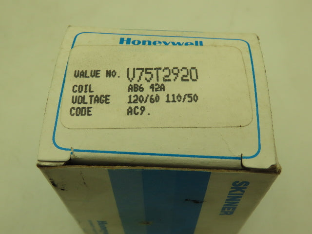 Honeywell Skinner V75T2920 Solenoid Valve 2-Way NC 120V 225PSI 1/8" NPT Lot of 2