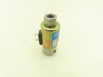 Honeywell Skinner B13MXX50 Solenoid Valve 3-Way NC 12VDC 150 PSI 1/8" NPT Oxygen