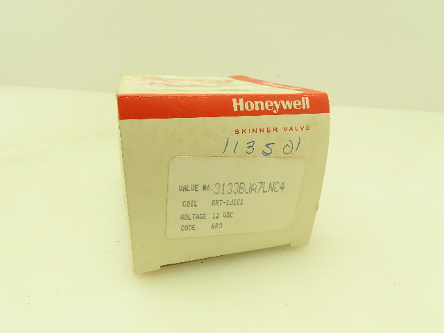 Honeywell Skinner 3133BJA7LNC4 Solenoid Valve Manifold 3-Way 12VDC 35PSI 1/4"NPT