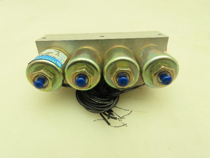 Honeywell Skinner 3133BJA7LNC4 Solenoid Valve Manifold 3-Way 12VDC 35PSI 1/4"NPT