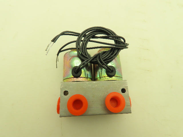 Honeywell Skinner 3131BJA7LNC2 Solenoid 2-Valve Manifold 3-Way 120V 60PSI 1/4NPT