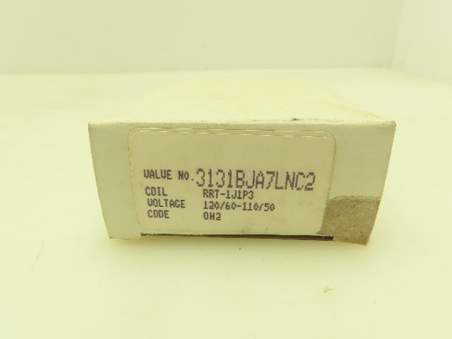 Honeywell Skinner 3131BJA7LNC2 Solenoid 2-Valve Manifold 3-Way 120V 60PSI 1/4NPT