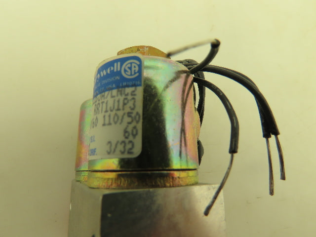 Honeywell Skinner 3131BJA7LNC2 Solenoid 2-Valve Manifold 3-Way 120V 60PSI 1/4NPT