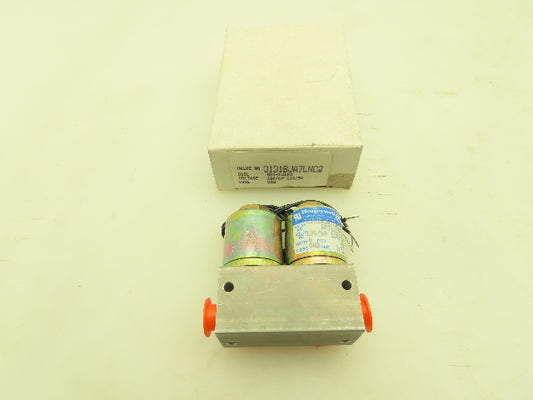 Honeywell Skinner 3131BJA7LNC2 Solenoid 2-Valve Manifold 3-Way 120V 60PSI 1/4NPT