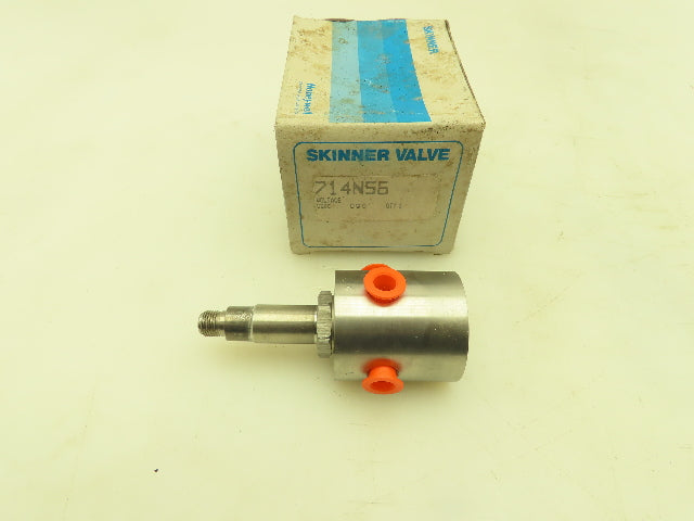 Honeywell Skinner 714N56 Stainless Solenoid Valve 3-Way NC 1/4" NPT 5/64 Orifice