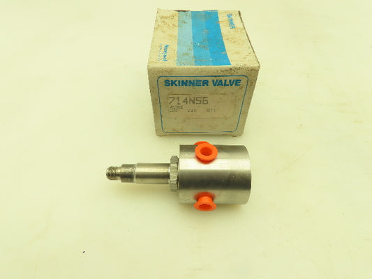 Honeywell Skinner 714N56 Stainless Solenoid Valve 3-Way NC 1/4" NPT 5/64 Orifice