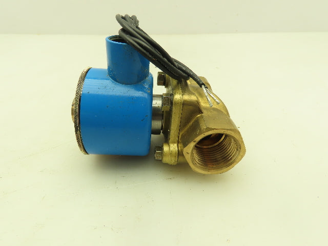 Honeywell Skinner 706X7D1A Brass Solenoid Valve 2-Way NC 120V 150 PSI 3/4" NPT