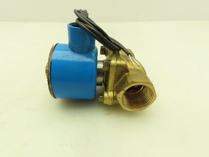 Honeywell Skinner 706X7D1A Brass Solenoid Valve 2-Way NC 120V 150 PSI 3/4" NPT