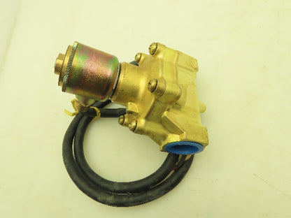 Honeywell Skinner XL2CX131 Brass Solenoid Valve 2-Way NC 120V 150 PSI 1" NPT