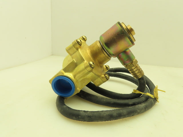 Honeywell Skinner XL2CX131 Brass Solenoid Valve 2-Way NC 120V 150 PSI 1" NPT