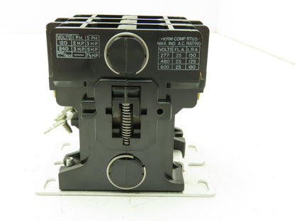 Gould 2200 EB220BA Contactor 30A 2-Pole N/O 600V Max 24VAC Coil