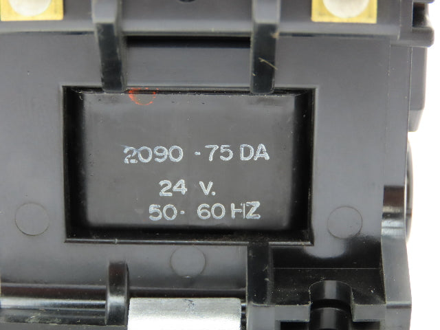 Gould 2200 EB220BA Contactor 30A 2-Pole N/O 600V Max 24VAC Coil