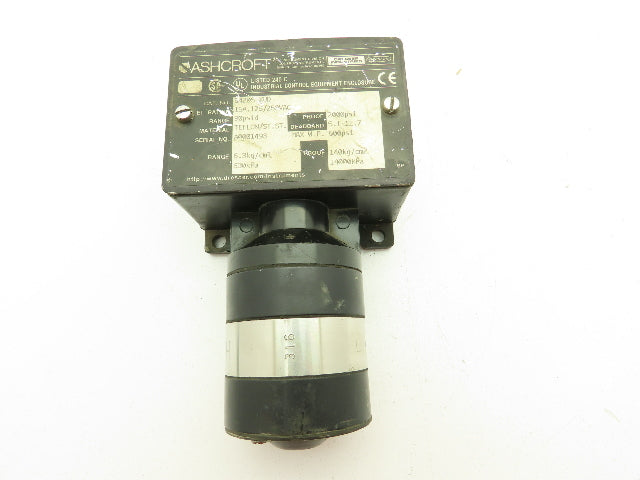 Ashcroft D420S XUD Pressure Switch 90 PSID 15A 125/250VAC