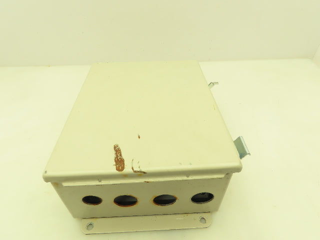 Hoffman A1008CH Electrical Enclosure JIC Junction Box 24 Terminal Strip 10x8x4"