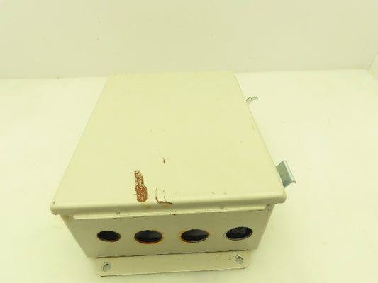 Hoffman A1008CH Electrical Enclosure JIC Junction Box 24 Terminal Strip 10x8x4"