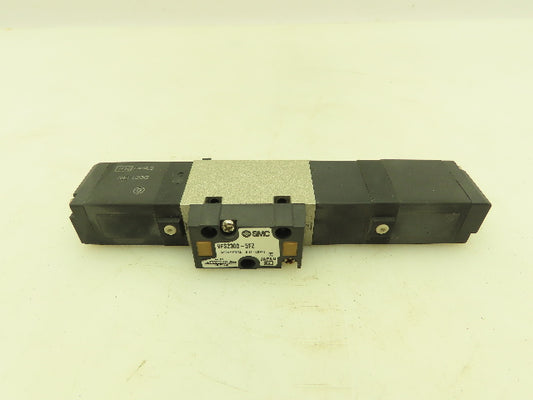 SMC VFS2300-5FZ Pneumatic Air Solenoid Spool Valve Manifold Mount 24VDC Coil
